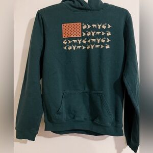 Columbia hunting flag hoodie